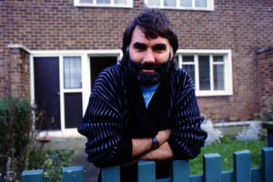 George Best middle aged, visiting his childhood home